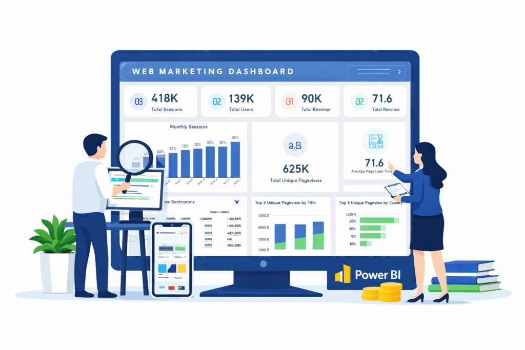 Dashboard marketing digital